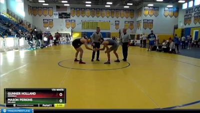 170 White Quarterfinal - Gunner Holland, Osceola vs Mason Perkins, Deland