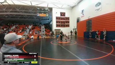 92-97 lbs Round 2 - Darrell Mumm, Powell Wrestling Club vs Joshuah Hernandez, Cody Wrestling Club