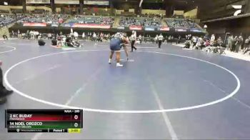 285 lbs Cons. Semi - 2 KC Buday, Providence vs 14 Noel Orozco, Eastern Oregon