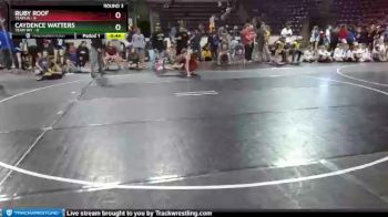 G-110 lbs Round 3 (4 Team) - Caydence Watters, Team WY vs Ruby Roof, Team IA