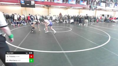 138 lbs Quarterfinal - Sidney Tildsley, Shawsheen vs Edmir Montiero, Hope