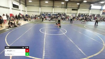 65 lbs Round Of 16 - Lance Wright, Sahuarita Mustangs vs Asher Harris, Illinois Valley YW