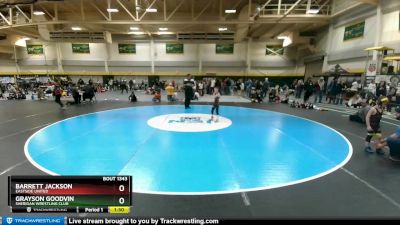 50 lbs Quarterfinal - Grayson Goodvin, Sheridan Wrestling Club vs Barrett Jackson, Eastside United