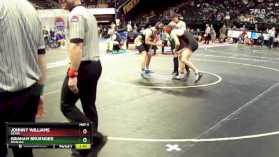 190 Class 4 lbs Quarterfinal - Johnny Williams, Ozark vs Graham Bruenger, Seckman