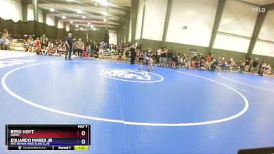 49-56 lbs Quarterfinal - Reed Hoyt, NWWC vs Eduardo Mares Jr, Mat Demon Wrestling Club