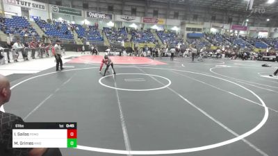 61 lbs Final - Illianna Sailas, Pomona Elite vs Mansa-Hannibal Grimes, Knights Youth Wrestling