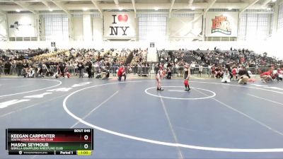 58 lbs 5th Place Match - Keegan Carpenter, South Lewis Wrestling Club vs Mason Seymour, Gorilla Grapplers Wrestling Club