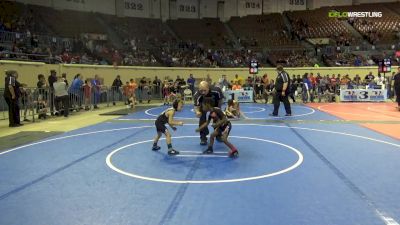 40 lbs Consi Of 8 #2 - Kingston Reed, Tulsa McClain Pin-King All Stars vs Jason Lara, Prodigy Wrestling