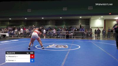 139 lbs Round Of 16 - Addison Messerly, KY vs Savannah Gomez, CA