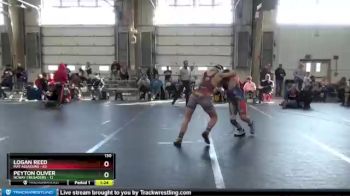 130 lbs Round 2 (8 Team) - Logan Reed, Mat Assassins vs Peyton Oliver, NCWAY Crusaders
