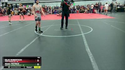 110 lbs Round 7 (10 Team) - Silas Robertson, Terps Xpress MS vs Noah Pietrick, Whitted Trained Dynasty