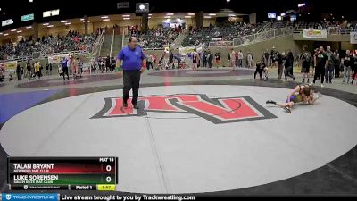 94 lbs Round 3 - Luke Sorensen, Salem Elite Mat Club vs Talan Bryant, Newberg Mat Club