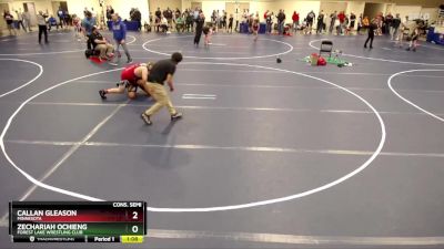 190 lbs Cons. Semi - Callan Gleason, Minnesota vs Zechariah Ochieng, Forest Lake Wrestling Club