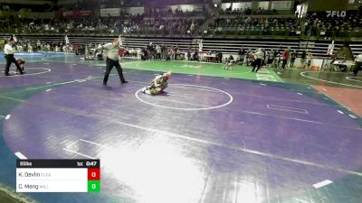 65 lbs Quarterfinal - Keir Devlin, Clearview vs Carter Meng, Williamstown Braves