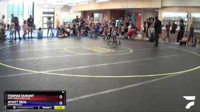 49 lbs Round 1 - Thomas Durant, NOVA Wrestling Club vs Wyatt Deal, BARHAMSVILLE