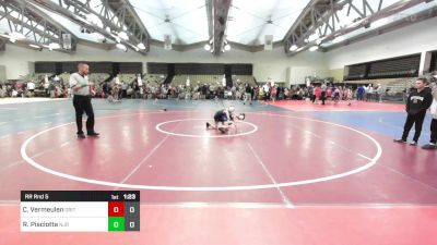 49 lbs Rr Rnd 5 - Cael Vermeulen, Grit Mat Club vs Ryan Pisciotta, NJ Roy