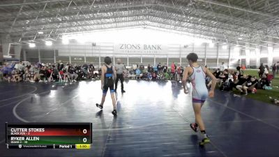 102 lbs Round 2 (4 Team) - Ryker Allen, Idaho 2 vs Cutter Stokes, Black Fox