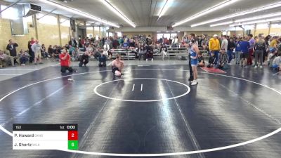 152 lbs Round Of 16 - Parker Howard, Dansville vs Jayden Shortz, Wilkes-Barre Township