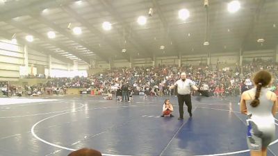 85 lbs Cons. Semi - Kaia Johnson, Ridgeline Wrestling vs Korby Patterson, Fremont Wrestling Club