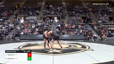 285 lbs Quarterfinal - Jarrett Walters, Bloomsburg vs Ben Sullivan, Army