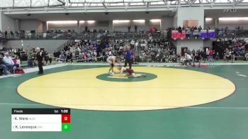 132 lbs Final - Kaden Ware, Killingly vs Kyle Levesque, Xavier