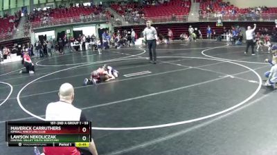 53 lbs 5th Place Match - Maverick Carruthers, Kimball Wrestling Club vs Lawson Nekoliczak, Central Valley Youth Wrestling