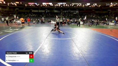 75 lbs Quarterfinal - Andrew Cosgrove, RedNose Wrestling School vs Alex Konopka, Fair Lawn