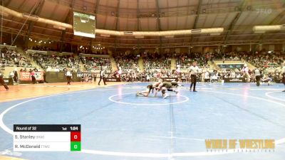 85 lbs Round Of 32 - Silas Stanley, Dragons Junior Wrestling Club vs Rex McDonald, Team Tulsa Wrestling Club