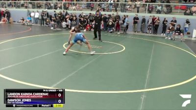 106 lbs Rr3 - Landon Kainoa Cardenas-Sumera, Avalanche Wrestling Association vs Dawson Jones, Mat-Su Matmen