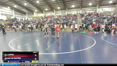 126 lbs Cons. Round 3 - A.j. Lopez, AZ vs Nicholas Baxter, CA