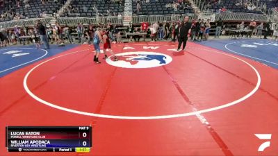 117 lbs 3rd Place Match - Lucas Eaton, Powell Wrestling Club vs William Apodaca, Riverton USA Wrestling