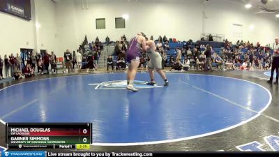 285 lbs Quarterfinal - Michael Douglas, UW Lacrosse vs Garner Simmons, University Of Wisconsin-Whitewater