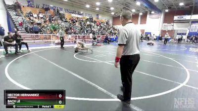 120 lbs Semifinal - Hector Hernandez, Hesperia vs Bach Le, Edison