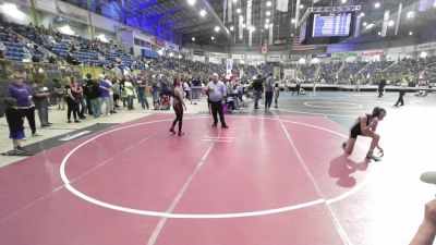 101 lbs Consi Of 16 #1 - Alina Alarid, Northglenn vs Danica Strickland, Kearney Middle School