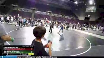130 lbs Placement - Cye Oringdulph, Colorado Regulators Wrestling Club vs Jameson Wheeler, Black Fox Wrestling Academy