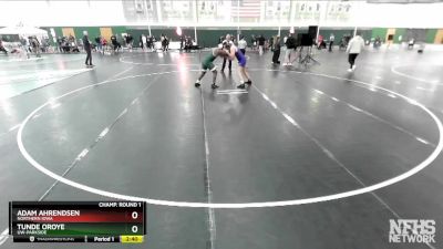 197 lbs Champ. Round 1 - Tunde Oroye, UW-Parkside vs Adam Ahrendsen, Northern Iowa