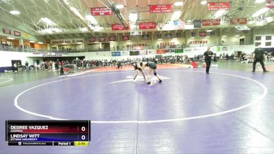 136 lbs Champ. Round 1 - Lindsay Witt, Ottawa University vs Desiree Vazquez, Lourdes