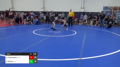 85 lbs Round 2 - Aj Slominsky, Kraken vs Greyson Boner, Dayton Bandits - Black