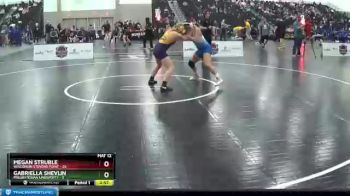 155 lbs Placement - Megan Struble, Wisconsin Stevens Point vs Gabriella Shevlin, Presbyterian University