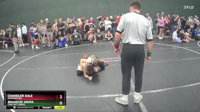 85 lbs Quarterfinal - Chandler Dale, Matmonstars vs Brandon Araya, Cane Bay Cobras