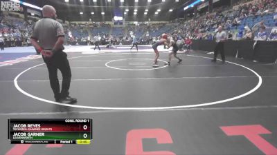 5A - 113 lbs Cons. Round 1 - Jacob Garner, Leavenworth vs Jacob Reyes, Tecumseh-Shawnee Heights