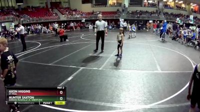 45 lbs Cons. Round 5 - Axon Higgins, St. Paul vs Hunter Saxton, Gordon Rushville Jr. Wrestling