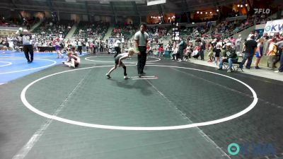 49 lbs Consi Of 4 - Wrett Lawther, Woodward Youth Wrestling vs Easton Wigington, Blaine County Grapplers