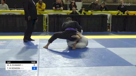 MOHAMMED ABU-SHAWAR vs TRAVIS M RENDON 2024 Pan Jiu Jitsu IBJJF Championship