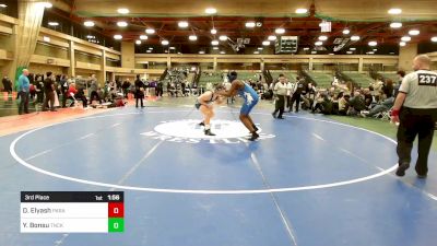 285 lbs 3rd Place - Daniel Elyash, Paramus vs Yoel Bonsu, Teaneck