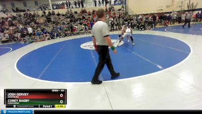 141 lbs Champ. Round 2 - Josh Gervey, Wartburg vs Corey Bagby, Concordia