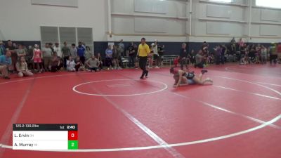 125.2-130.2 lbs Quarterfinal - Lily Ervin, OH vs Adriana Murray, MI