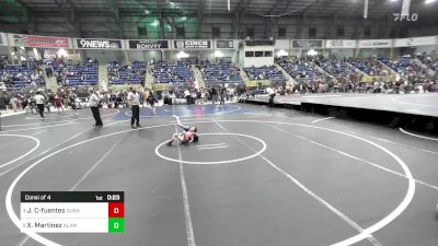 52 lbs Consi Of 4 - Jrayden Cisneros-fuentes, Duran Elite vs Xzavier Martinez, Alamosa