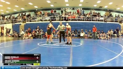 195 lbs Semis (4 Team) - Aiden Rosillo, Portage vs Drake Harden, Indiana Creek