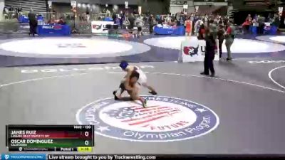 120 lbs Cons. Semi - Oscar Dominguez, California vs James Ruiz, Laguna Hills Hawkeye WC